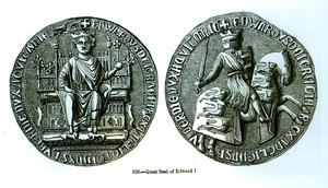 O Grande Selo de Eduardo I (1239-1307) de English School