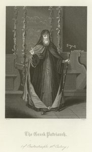 O patriarca grego de Constantinopla, século XVIII de English School