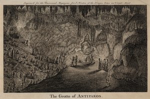 A Gruta de Antiparos, Grécia de English School