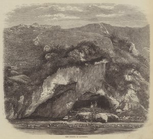 A Gruta de Bagneres (gravura) de English School