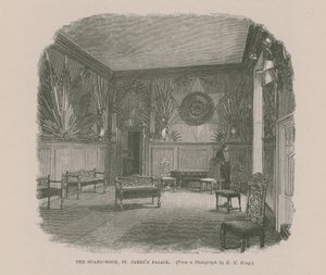 A sala de guarda no Palácio St Jamess de English School