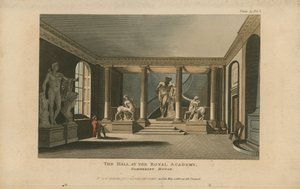 O salão na academia real, Somerset House de English School