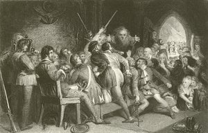 O Salão de Glennaquoich - uma festa das terras altas de English School