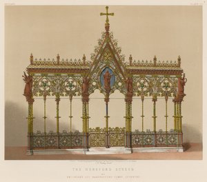 A tela Hereford por Skidmores Art Manufactory Company, Coventry de English School