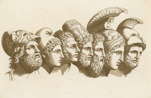 Os heróis da guerra de Trojan de English School