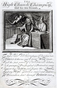 O Alto Campeão da Igreja e seus dois segundos, 1709 de English School