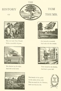 A História de Tom Thumb (xilogravura) de English School