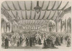 O Honorável Artilheiro Companys Ball dado ao Príncipe e Princesa de Gales de English School