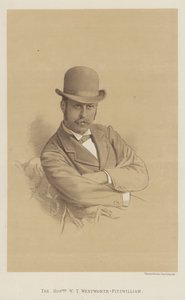 The Honourable W T Wentworth-Fitzwilliam (litografia) de English School
