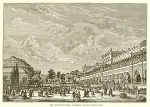Os jardins de horticultura, South Kensington de English School