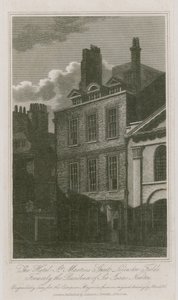 O Hotel, St Martins Street, Leicester Square, em Londres; anteriormente a residência de Sir Isaac Newton de English School