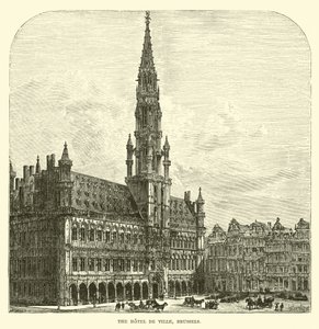 O Hotel de Ville, em Bruxelas de English School