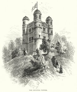 A Torre de Caça (gravura) de English School