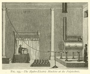 A Máquina Hidroeléctrica na Politécnica (gravura) de English School