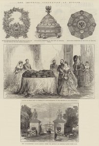 A Coroação Imperial em Moscovo (gravura) de English School