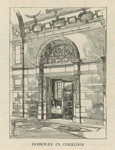 O Instituto Imperial: Doorway in corridor de English School