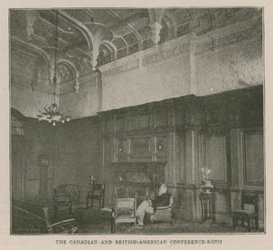 O Instituto Imperial: a sala de conferências canadense e britânica-americana de English School