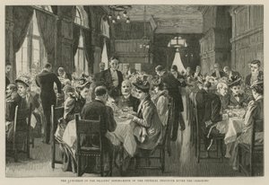 The Imperial Institute: O almoço na sala de jantar dos Fellows após a cerimônia de English School