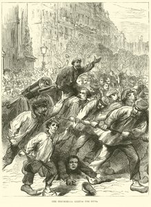 Os insurgentes apreendendo as armas, março de 1871 de English School