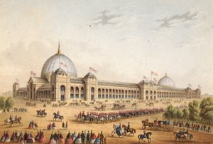 O edifício da exposição internacional de 1862 de English School