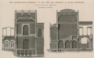 A Exposição Internacional de 1871: Os Novos Edifícios em South Kensington de English School
