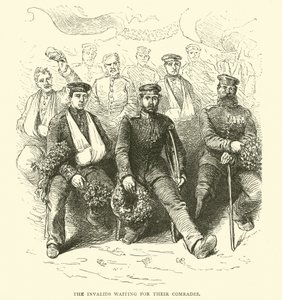 Os Inválidos esperando por seus camaradas, 1871-2 de English School