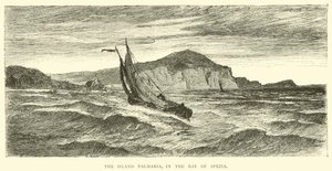 A ilha Palmaria, na baía de Spezia de English School
