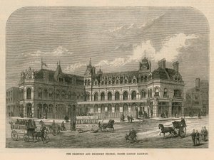 Estação de Islington e Highbury, North London Railway de English School