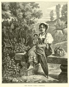 O guarda-chuva da família italiana de English School