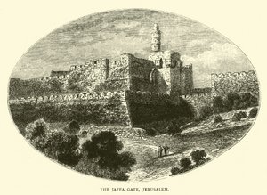 O Portão de Jaffa, em Jerusalém de English School