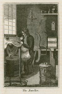 O Joalheiro (gravura) de English School
