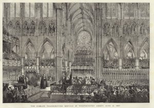 O Serviço de Ação de Graças do Jubileu em Westminster Abbeybbery,