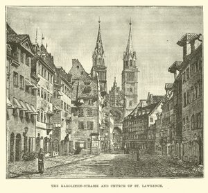 A Karolinen-Strasse e a Igreja de São Lourenço de English School