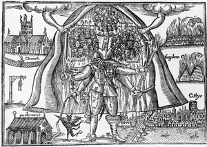 Monstro do Reino Desprendido do Céu, c.1640-43 de English School