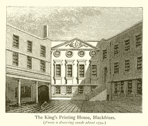A Casa de Impressão Kings, Blackfriars