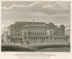 O teatro dos reis, Haymarket, Londres de English School