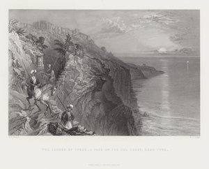 A Escada de Tyrus - um Passe na Costa do Mar, perto de Tiro de English School