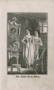 O fabricante de vestido de senhoras de English School