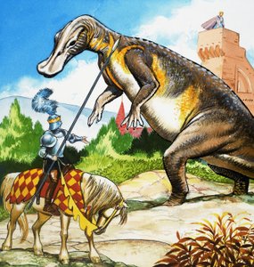 A Dama e o Dragão de English School