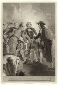 O desembarque de William 3d em Torbay de English School