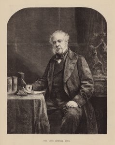 O falecido almirante Rous (gravura) de English School