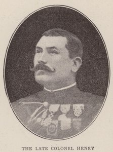O Coronel Henry (litho) de English School