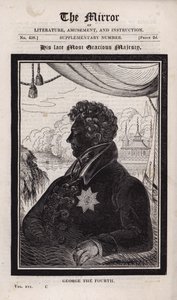 O falecido rei George IV de English School