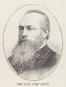 O falecido Lord Acton (gravura) de English School