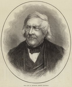 O falecido M. Michelet, historiador francês (gravura) de English School