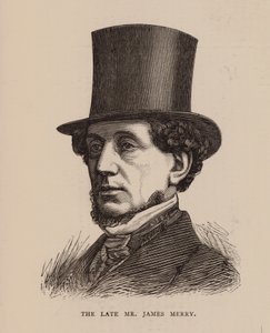 O falecido Sr. James Merry (gravura) de English School