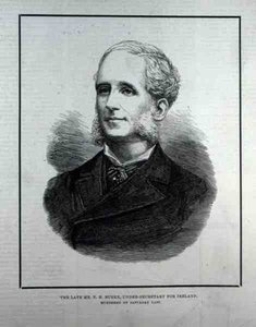 O falecido Sr. TH Burke, Subsecretário para a Irlanda, de The Illustrated London News, 13 de maio de 1882 de English School