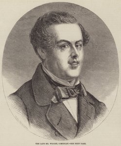 The Late Mr Wright, Comediante (gravura) de English School