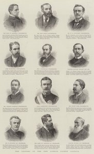 The Leaders of the New London County Council (gravura) de English School