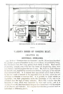 The Leamington Stove, ou Kitchener, do capítulo XI do "Livro de Administração Doméstica de Beeton", de Isabella Mary Beeton (1836-65) de English School